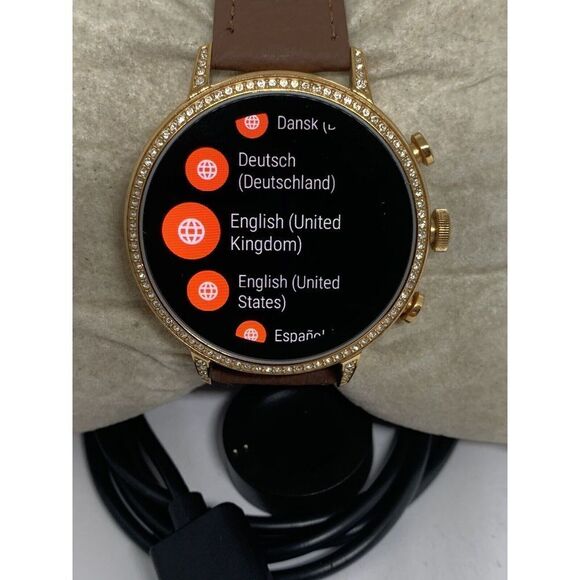 Fossil Gen 4 Authentic Digital Dial Smart Watch Custom Band FTW6018 BA153 - Picture 2 of 12